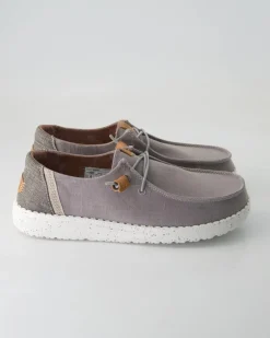 Wendy Washed Sneaker in Grau