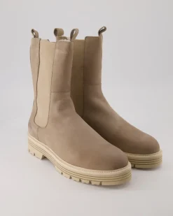 Winterstiefel Chelsea Boots in Beige