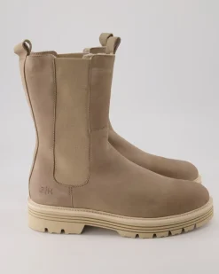 Winterstiefel Chelsea Boots in Beige