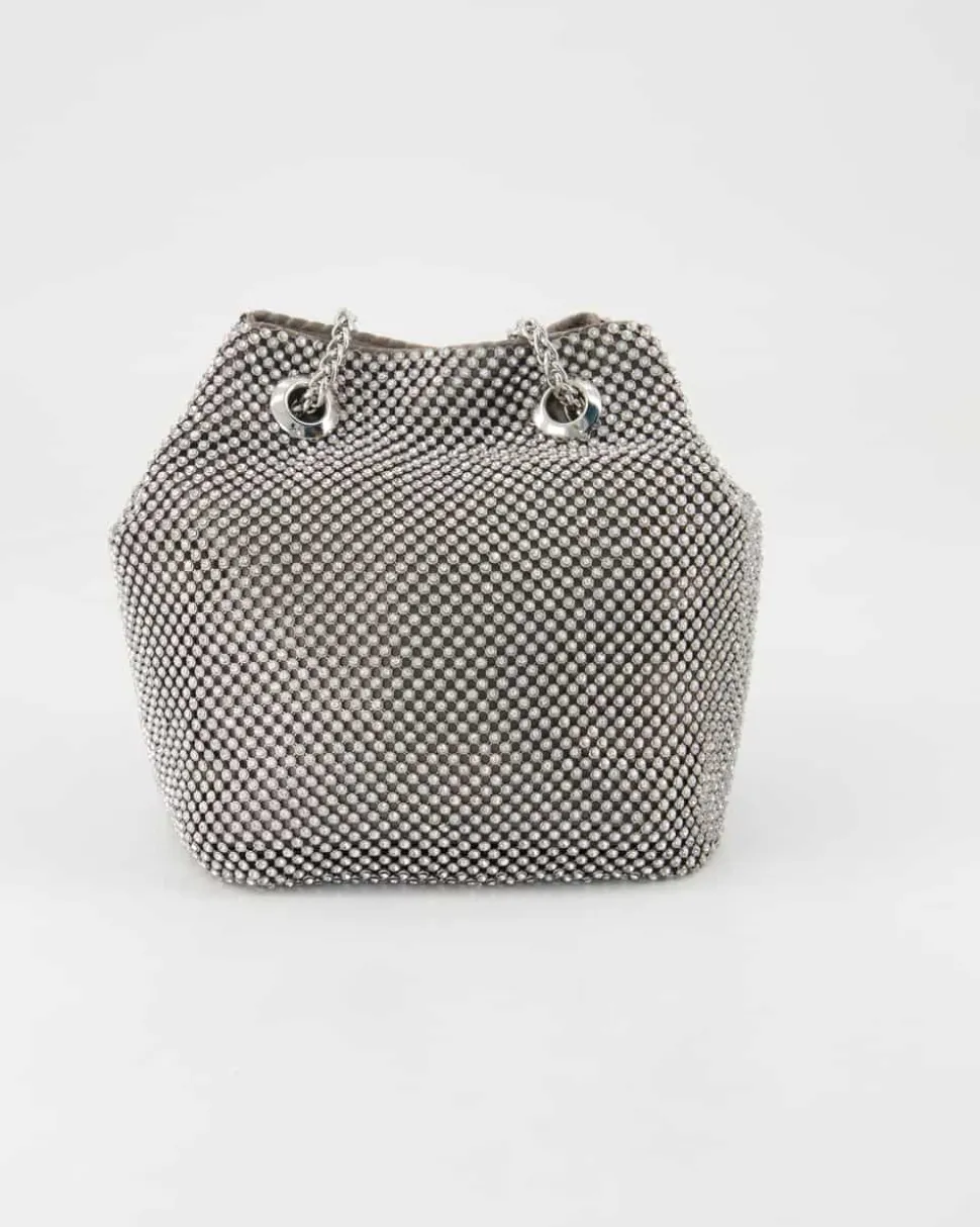 Zalina Pouch Handtasche in Silber