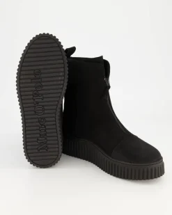 Zipper Bootie Stiefeletten in Schwarz