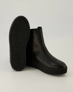 Zipper Bootie Stiefeletten in Schwarz